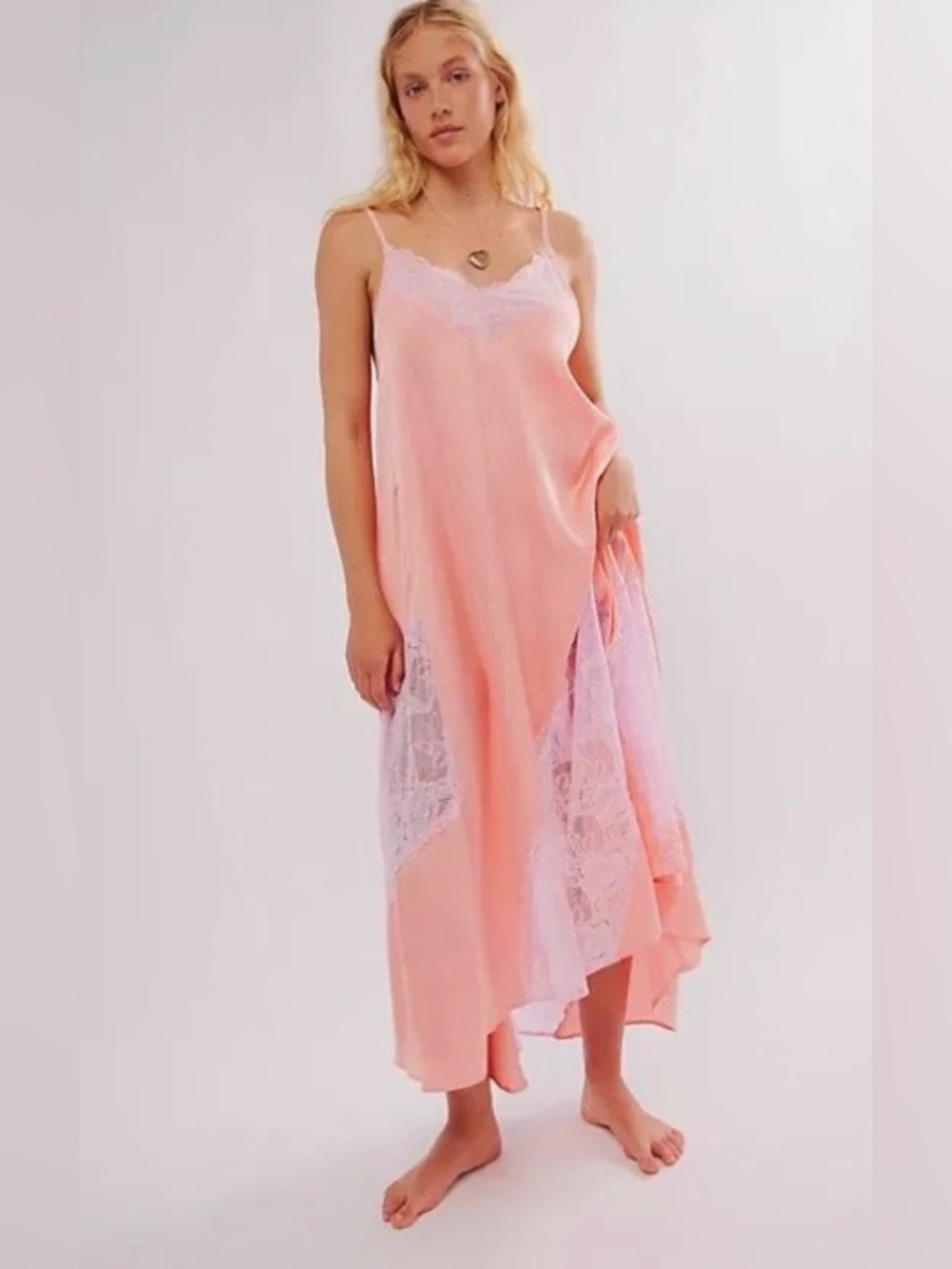 FREE PEOPLE Intimately “ First Date “ Maxi Slip Dress